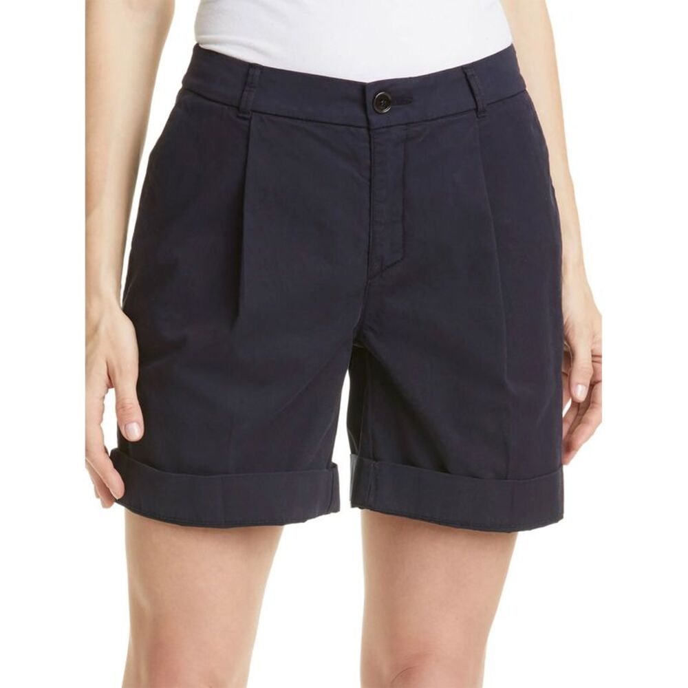 Boss Womens Taggie Pleated Chino Shorts 16 Dark Blue - NWT $128
